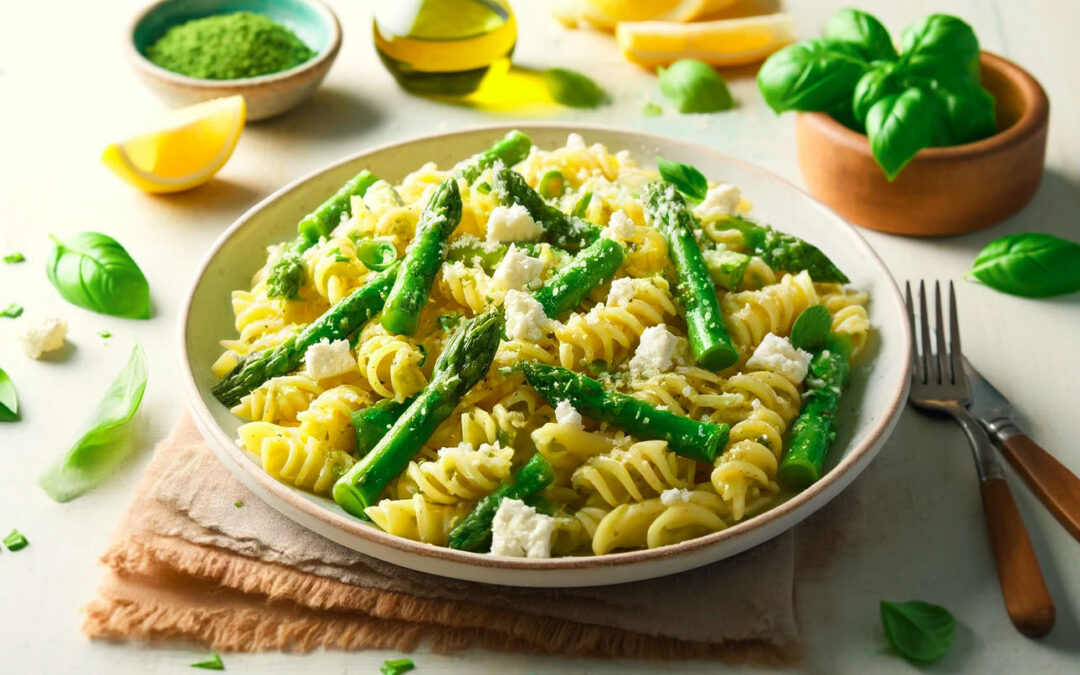 Asparagus Feta Pasta