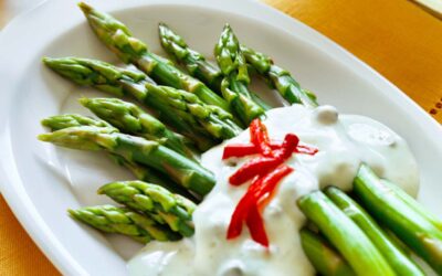 Asparagus with Parmesan Fonduta