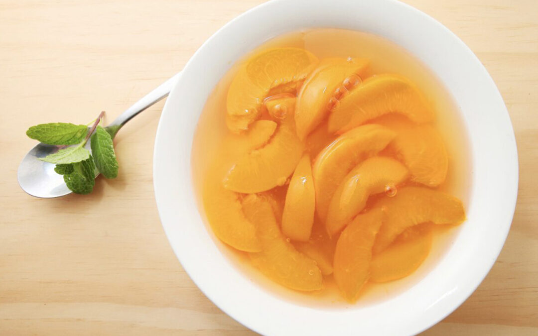 “Firm” Peach Salad