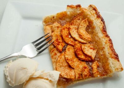 Glazed & Flaky Apple Tart