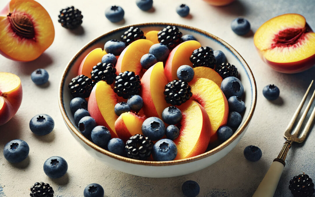 Peach & Berry Fruit Salad