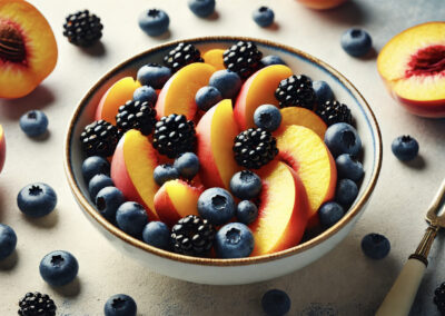 Peach & Berry Fruit Salad