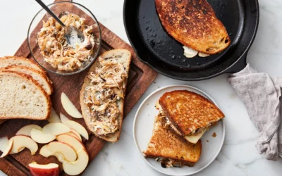 Recipe of the Week: Caramelized Onion, Asian Pear and Goat Cheese Melts